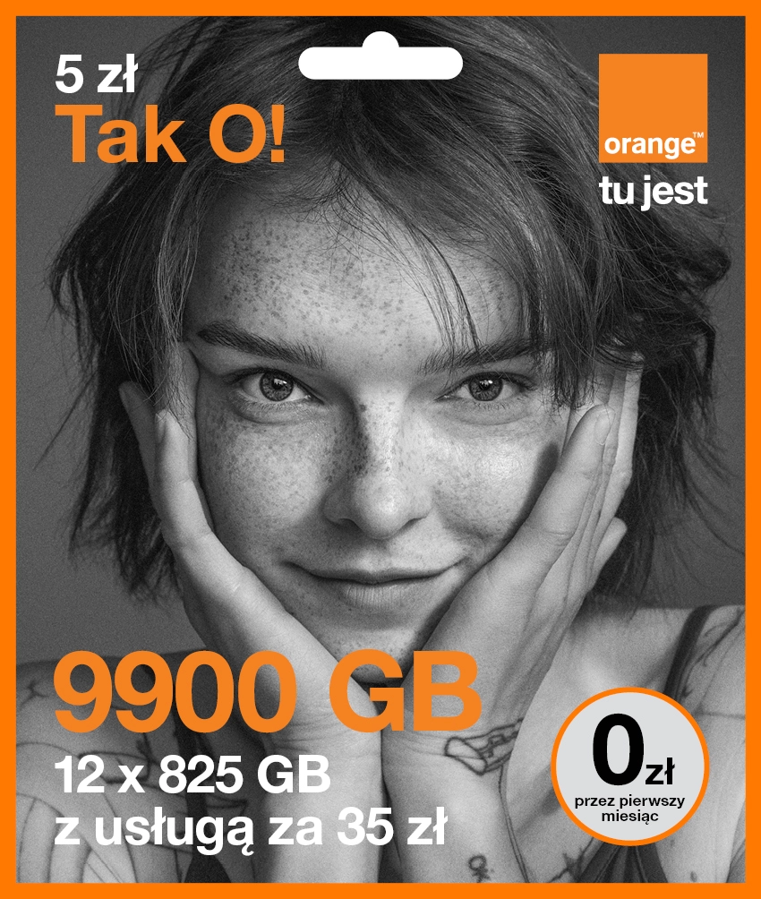 Pakiet 9900GB, 12 x 825GB z usługą za 35zł